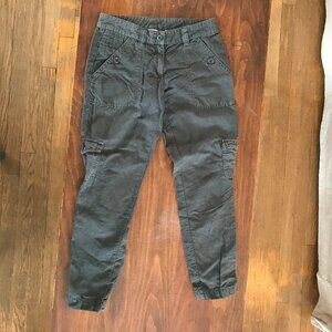 J Crew Grey Gray city Fit Cargo Pants Size 0